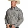 Cowboy Hardware Men's Paisley And Diamond Stitched Long Sleeve Shirt Navy 1 Cowboy Hardware Men's Paisley And Diamond Stitched Long Sleeve Shirt Navy -Cowboy Hardware Shop 2000226655 410 P1