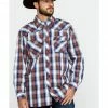 Cowboy Hardware Men's Multi Large Plaid Long Sleeve Western Shirt Orange 2 Cowboy Hardware Men's Multi Large Plaid Long Sleeve Western Shirt Orange -Cowboy Hardware Shop 2000285483 800 P1