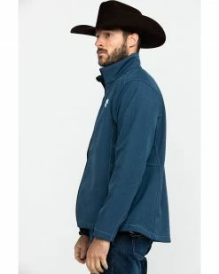 Cowboy Hardware Navy Men's Logo Poly Shell Jacket  -Cowboy Hardware Shop 2000285503 410 P3