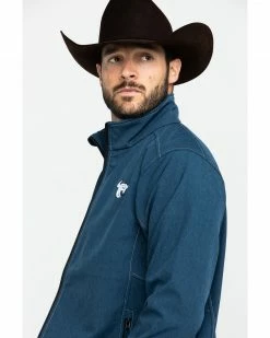 Cowboy Hardware Navy Men's Logo Poly Shell Jacket  -Cowboy Hardware Shop 2000285503 410 P5