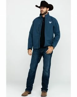 Cowboy Hardware Navy Men's Logo Poly Shell Jacket  -Cowboy Hardware Shop 2000285503 410 P6