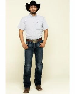 Cowboy Hardware Men's White Little Zig Geo Print Short Sleeve Western Shirt 14 Cowboy Hardware Men's White Little Zig Geo Print Short Sleeve Western Shirt -Cowboy Hardware Shop 2000295155 100 P6