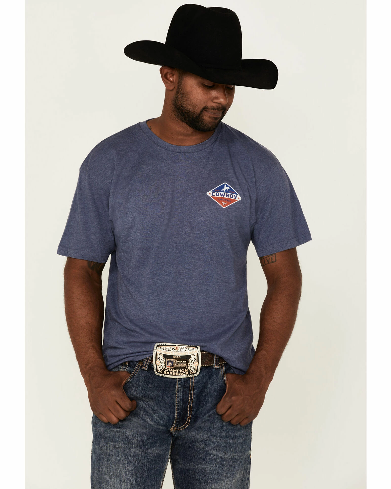 Cowboy Hardware Men's Built Tough Logo Graphic T-Shirt 3 Cowboy Hardware Men's Built Tough Logo Graphic T-Shirt