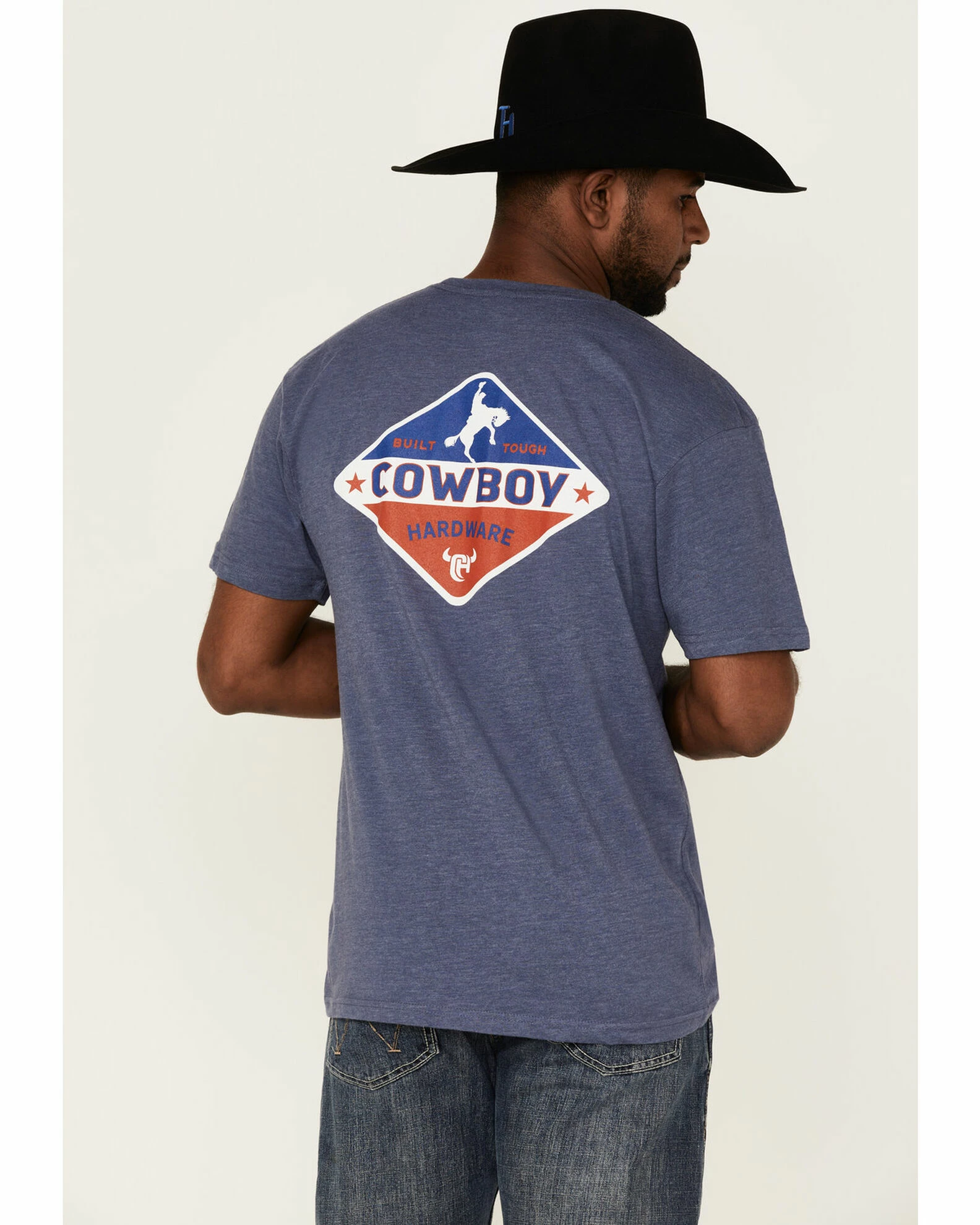 Cowboy Hardware Men's Built Tough Logo Graphic T-Shirt 6 Cowboy Hardware Men's Built Tough Logo Graphic T-Shirt - Image 4