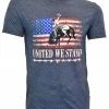 Cowboy Hardware Men's Heather Blue United We Stand Graphic Short Sleeve T-Shirt 2 Cowboy Hardware Men's Heather Blue United We Stand Graphic Short Sleeve T-Shirt -Cowboy Hardware Shop 2000331704 400 P1