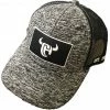 Cowboy Hardware Men's Charcoal Logo Patch Mesh-Back Trucker Cap  -Cowboy Hardware Shop 2000331848 001 P1
