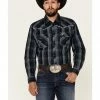 Cowboy Hardware Men's Halter Large Plaid Long Sleeve Snap Western Shirt  -Cowboy Hardware Shop 2000334182 900 P1