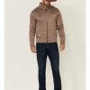Cowboy Hardware Men's Brown Microfleece Zip-Up Jacket 2 Cowboy Hardware Men's Brown Microfleece Zip-Up Jacket -Cowboy Hardware Shop 2000339115 200 P1