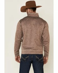 Cowboy Hardware Men's Brown Microfleece Zip-Up Jacket  -Cowboy Hardware Shop 2000339115 200 P5