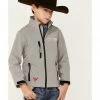 Cowboy Hardware Boys' Silver Live Wild Zip-Front Poly Shell Jacket 1 Cowboy Hardware Boys' Silver Live Wild Zip-Front Poly Shell Jacket -Cowboy Hardware Shop 2000344805 040 P1