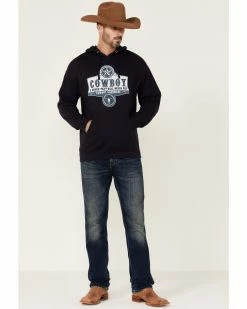 Cowboy Hardware Men's Navy Breed Graphic Hooded Sweatshirt  -Cowboy Hardware Shop 2000346629 410 P2
