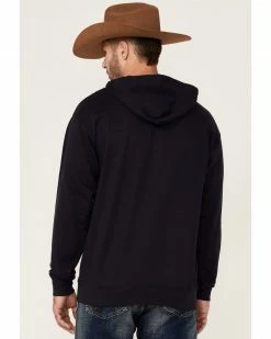 Cowboy Hardware Men's Navy Breed Graphic Hooded Sweatshirt  -Cowboy Hardware Shop 2000346629 410 P4
