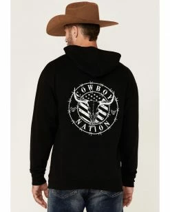Cowboy Hardware Men's Cowboy Nation Graphic Hooded Sweatshirt 8 Cowboy Hardware Men's Cowboy Nation Graphic Hooded Sweatshirt -Cowboy Hardware Shop 2000346630 001 P4