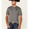 Cowboy Hardware Men's Charcoal Premium Logo Short Sleeve T-Shirt  -Cowboy Hardware Shop 2000346902 022 P1