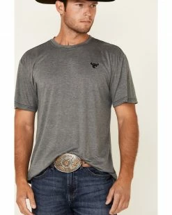 Cowboy Hardware Men's Charcoal Premium Logo Short Sleeve T-Shirt  -Cowboy Hardware Shop 2000346902 022 P3