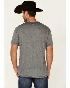 Cowboy Hardware Men's Charcoal Premium Logo Short Sleeve T-Shirt  -Cowboy Hardware Shop 2000346902 022 P4