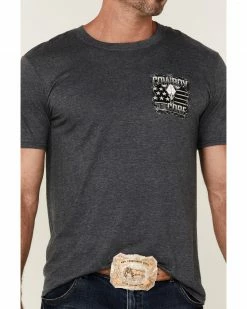Cowboy Hardware Men's Charcoal To The Core Graphic Short Sleeve T-Shirt  -Cowboy Hardware Shop 2000346904 022 P3