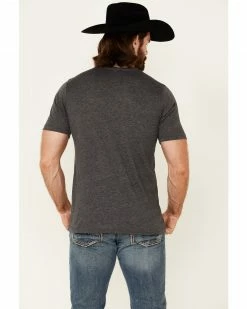 Cowboy Hardware Men's Justice For All Flag Graphic Short Sleeve T-Shirt  Charcoal -Cowboy Hardware Shop 2000346910 022 P4