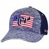 Cowboy Hardware Men's Heather Navy CH Flag Patch Embroidered Ball Cap  -Cowboy Hardware Shop 2000347540 410 P1