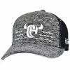 Cowboy Hardware Men's Heather Grey & Black CH Barbed Wine Embroidered Ball Cap  -Cowboy Hardware Shop 2000347542 001 P1