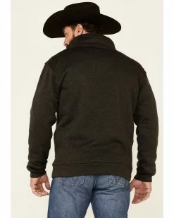 Cowboy Hardware Men's Charcoal Barb Wire Logo 1/4 Zip Front Fleece Pullover 8 Cowboy Hardware Men's Charcoal Barb Wire Logo 1/4 Zip Front Fleece Pullover -Cowboy Hardware Shop 2000347773 022 P4