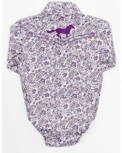 Cowboy Hardware Infant-Girls' Floral Print Long Sleeve Onesie Purple 8 Cowboy Hardware Infant-Girls' Floral Print Long Sleeve Onesie Purple -Cowboy Hardware Shop 2000358261 500 P3