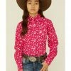Cowboy Hardware Cowgirl Hardware Girls' Daisy Rider Fuchsia Print Long Sleeve Shirt 1 Cowboy Hardware Cowgirl Hardware Girls' Daisy Rider Fuchsia Print Long Sleeve Shirt -Cowboy Hardware Shop 2000358262 550 P1