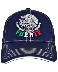 Cowboy Hardware Men's Navy Fuerte Embroidered Eagle Ball Cap 