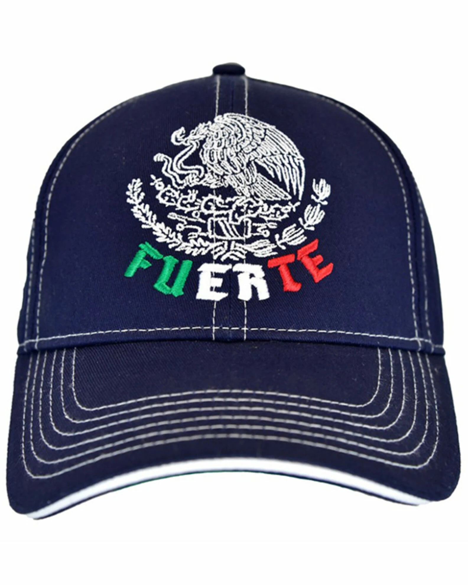 Cowboy Hardware Men's Navy Fuerte Embroidered Eagle Ball Cap 3 Cowboy Hardware Men's Navy Fuerte Embroidered Eagle Ball Cap