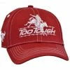 Cowboy Hardware Boys' Red Too Tough Embroidered Solid-Back Ball Cap 