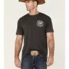 Cowboy Hardware Men's Charcoal Lock & Load Amigo Graphic Short Sleeve T-Shirt  -Cowboy Hardware Shop 2000360839 022 P1