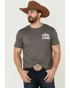 Cowboy Hardware Men's Cowboy Strength Graphic Short Sleeve T-Shirt 