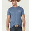 Cowboy Hardware Men's Mess With The Bull Graphic Short Sleeve T-Shirt  -Cowboy Hardware Shop 2000360845 400 P1
