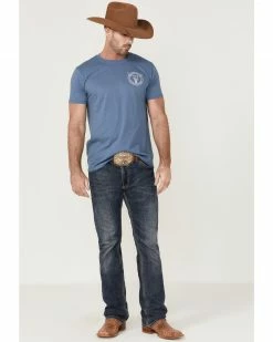 Cowboy Hardware Men's Mess With The Bull Graphic Short Sleeve T-Shirt  -Cowboy Hardware Shop 2000360845 400 P2