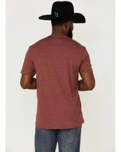 Cowboy Hardware Men's Barbed Skull Graphic T-Shirt Red -Cowboy Hardware Shop 2000360848 600 P4