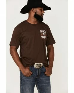 Cowboy Hardware Men's Outlaw Whiskey Graphic T-Shirt