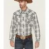 Cowboy Hardware Men's Hermosillo Large Plaid Long Sleeve Snap Western Shirt - Black -Cowboy Hardware Shop 2000360859 001 P1