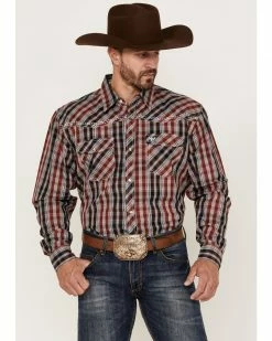 Cowboy Hardware Men's Arroyo Large Plaid Snap Western Shirt 
