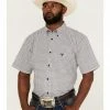 Cowboy Hardware Men's Twisted Adobe Geo Print Button-Down Western Shirt  White -Cowboy Hardware Shop 2000360878 100 P1