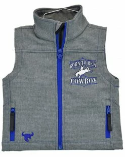 Cowboy Hardware Toddler-Boys' Dark Grey Born To Be A Cowboy Vest 7 Cowboy Hardware Toddler-Boys' Dark Grey Born To Be A Cowboy Vest -Cowboy Hardware Shop 2000376437 021 P1 1