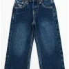 Cowboy Hardware Toddler-Boys' Medium Wash Born To Rope Embroidered Bootcut Jeans Blue -Cowboy Hardware Shop 2000376444 400 P1
