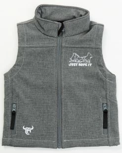 Cowboy Hardware Boys' Live Fast Poly Shell Vest - Toddler For Toddler-Boys'