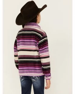 Cowboy Hardware Girls' Purple Serape Polar Fleece Pullover -Cowboy Hardware Shop 2000376489 500 P4