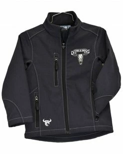 Cowboy Hardware Boys' Tough As Nails Softshell Jacket Black