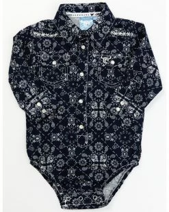 Cowboy Hardware Boys' Bandana Print Onsie - Infant For Infant-Boys' Navy -Cowboy Hardware Shop 2000376541 410 P1 1