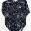 Cowboy Hardware Boys' Bandana Print Onsie - Infant For Infant-Boys' Navy -Cowboy Hardware Shop 2000376541 410 P1
