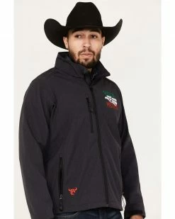Cowboy Hardware Men's Viva Mexico Embroidered Zip-Front Softshell Jacket  -Cowboy Hardware Shop 2000378796 020 P3