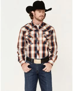 Cowboy Hardware Men's Hombre Large Plaid Snap Western Shirt 