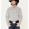 Cowboy Hardware Men's Six Star Geo Print Snap Western Shirt  White -Cowboy Hardware Shop 2000378799 100 P1