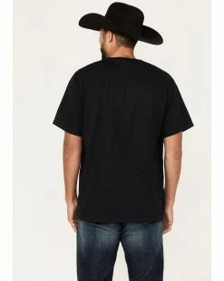 Cowboy Hardware Men's Whiskey Bar Neon Bull Graphic T-Shirt  -Cowboy Hardware Shop 2000378803 001 P4